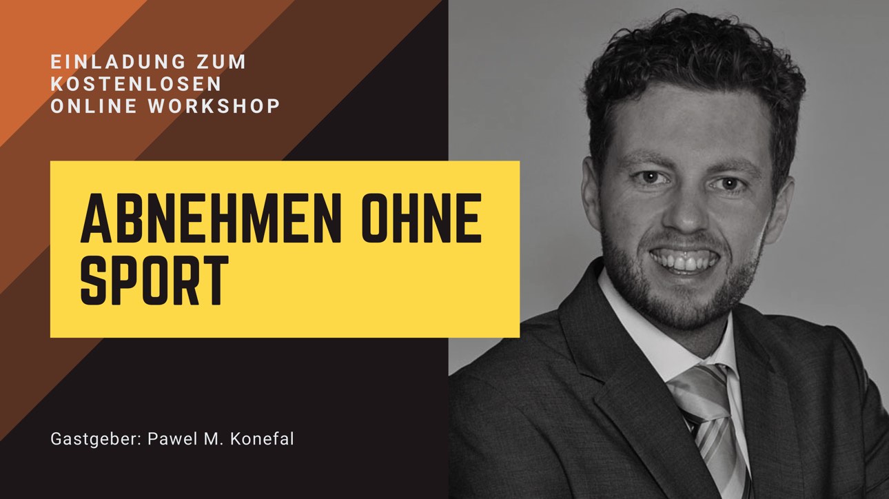 Gratis Online-Workshop: Abnehmen ohne Sport für stark Übergewichtige