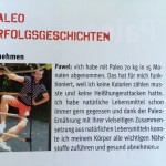 Erfolgsgeschichte von Pawel im Pocket-Guide vom Kochbuch "Paleo - Power for Life".