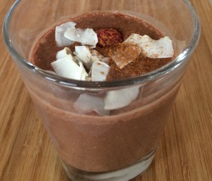 Chia-Samen Schoko-Bananen-Mousse