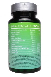 SOLIDMIND FOCUS Konzentrations Booster Inhaltsstoffliste