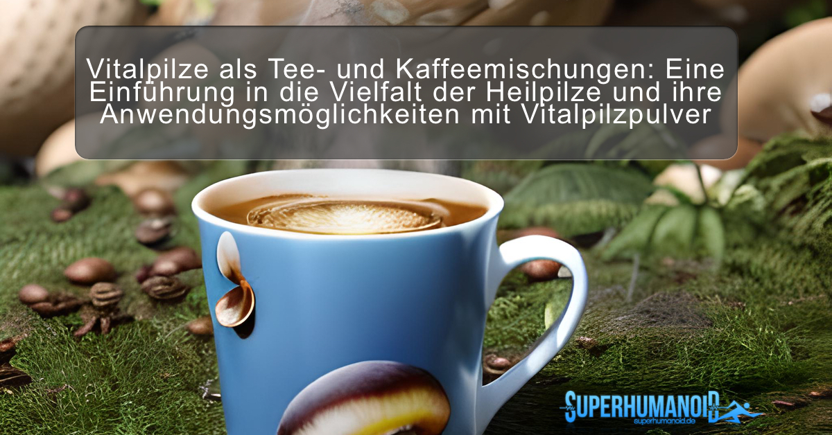 Vitalpilze als Tee- und Kaffeemischungen: Eine Einführung in die Vielfalt der Heilpilze und ihre Anwendungsmöglichkeiten mit Vitalpilzpulver